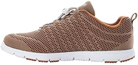 Propét Women's Travel Walker Evo Sneaker, Taupe/Sienna, 9.5 X-Wide | Image 2
