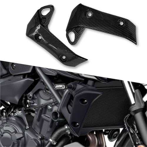 Ailettes de carénage pour MT 07 2018-2020 cache radiateur ABS