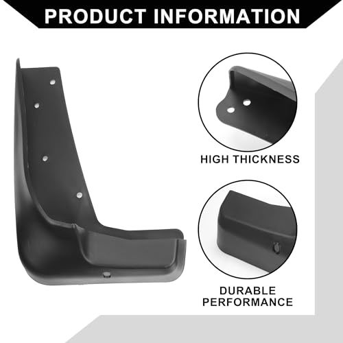 Image of Mud Flap Splash Guard with Mount Accessories for Suzuki Grand Vitara 2006-2015 / Front & Rear Side Mud Guards /Durable / 1 Set