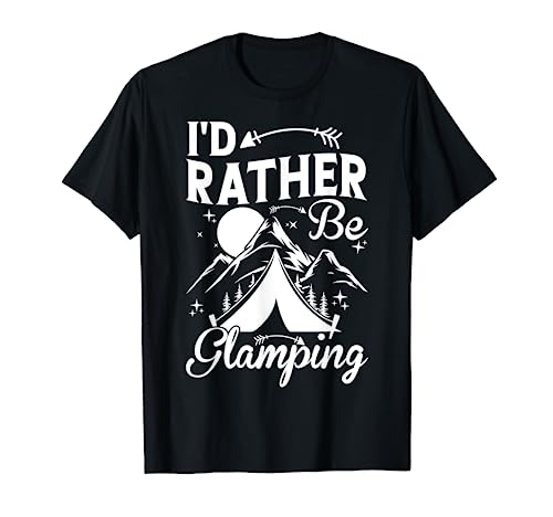 Funny camping outdoor retro vintage sunset gifts for camping Camiseta