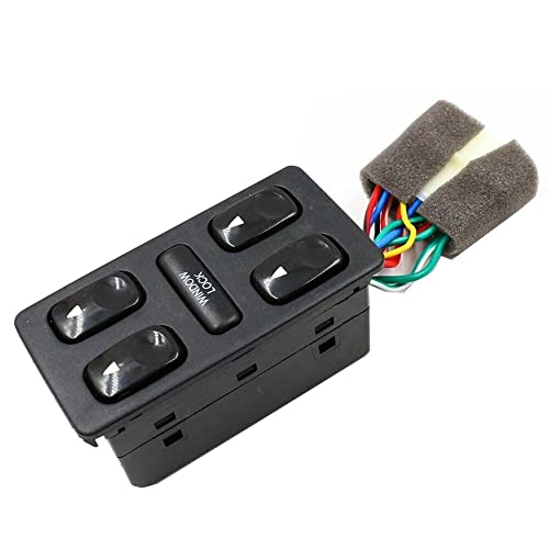 Interruptor de ventana para Hyundai Elantra mando maestro regulador de cristal eléctrico 92-94 3