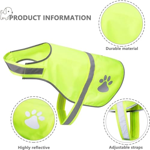 Pet Hunde Warnwesten,Hund Sicherheit Reflektierende Weste,Sicherheitsweste Pet Hunde,Hunde Sicherheit Geschirr Jacke für Hält den Hund Sichtbar Sicher vor Autos & Jagtunfällen
