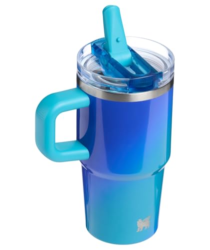 Image of STANLEY Quencher ProTour Flip Straw Tumbler with Leakproof Lid 20 oz | Built-In Straw & Handle | Cupholder Compatible for Travel | Insulated Stainless Steel Cup | BPA-Free | Sea Glass Aura