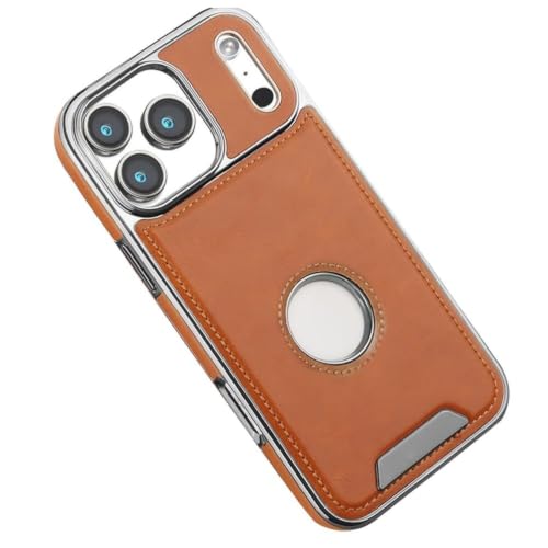 Coque anti-chute iPhone 17 Pro protégeant des impacts avec sa structure mince en cuir
