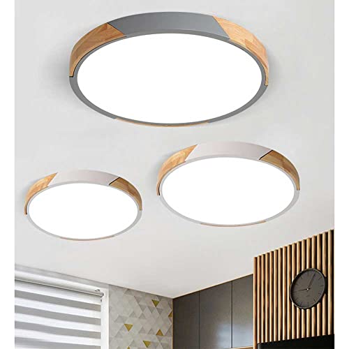 Plafonnier de cuisine moderne en fer et bois de qualité premium - 3