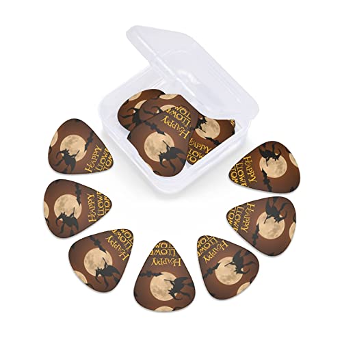 Médiators de guitare 12-Pack Médiators de guitare volante de sorcière d’Halloween pour guitare électrique Guitare… - Les Beatles, Paul McCartney, John Lennon, RIngo Starr, George Harrison Médiators de guitare 12-Pack Médiators de guitare volante de sorcière d'Halloween pour guitare électrique Guitare… – Image 6
