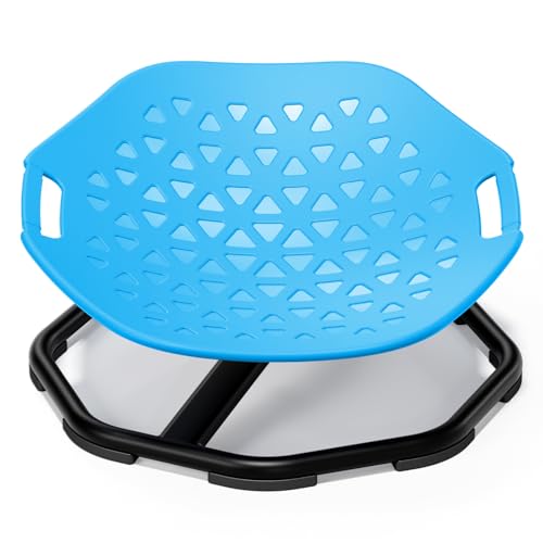 Pandapop Drehstuhl Kinder für Autismus mit Verbessertes Sitzpanel Sensorik Spielzeug für Autismus und ADHS Hilfsmittel mit Griff Sensorischer Karussell Drehscheibe 360 Rotation