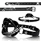 Knebel Silikon Mund Gag Ball mit Einstellbar Belts BDSM Bondage Mundknebel Sklaven Fetisch Spielzeug O-ring ballgag für Oral Sex für Paare, Frauen, Männer (Black)