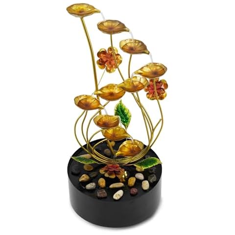 GEEZY Garden Water Feature with LED Lights Cover
