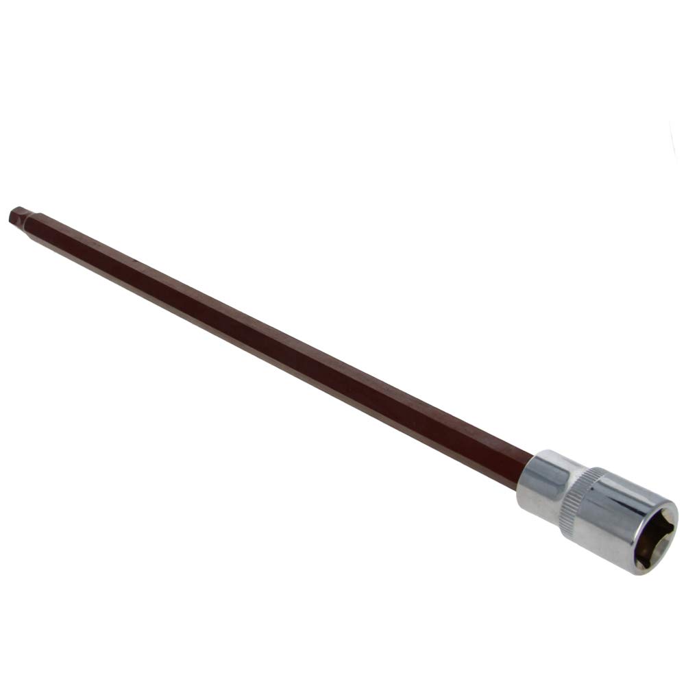Utoolmart Shank Diameter 1/2" Drive x 8mm Hex Bit Socket, 200mm Lengthen Metric, S2 Alloy Steel 1pcs