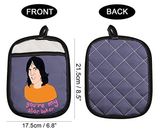 Baker Appreciation Gift For Friends Mom You Are My Star Baker Oven Pads Pot Holder With Pocket (You're My Star Baker) #TOP1