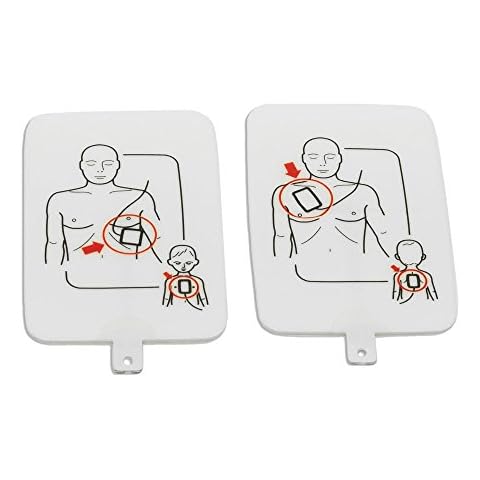 PRESTAN AED Ultra Trainer Adult and Child Replacement Training Pad Set. Intelligence CPR Defibrillation Pads for Adults. Clear Anatomical Placement Graphics. 2-Count Cover