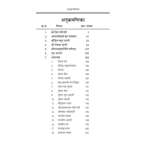 Image of Shri Hit Chaurasi (Hindi) | Shri Hit Radha Keli Kunj