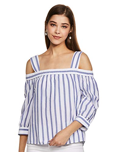 Image of Tommy Hilfiger Women's Striped Regular Fit Top