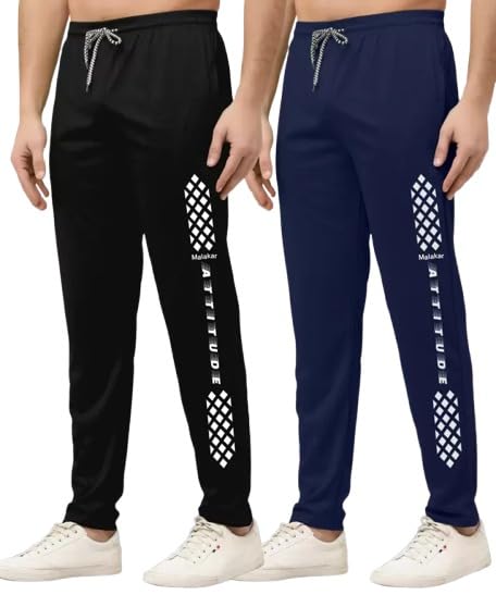 eystone Track Pants for Mens/Joggers for Men/Lower Lycra Blend with 2 Side Zipper Pockets for Gym, Exercise, Morning Walk, Sports Attitude Combo-picture-24