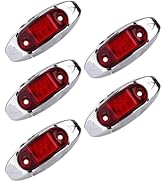 15" LED Trailer Tail Light Bar - Stop Turn Tail Light With Clear Lens Red Lights