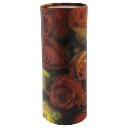 Roses Scattering Tube, Biodegradable Cremation Urn to Scatter Ashes, Earth Friendly Urns