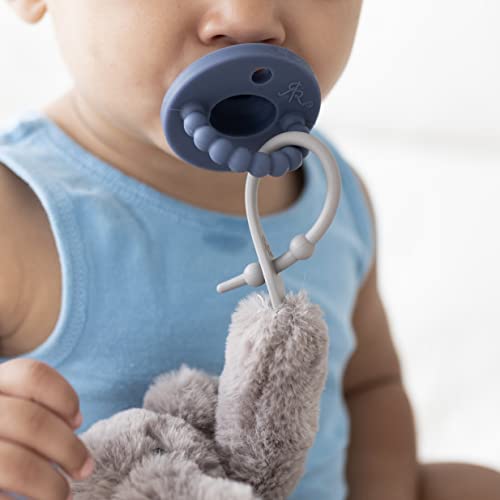 Image of Ryan & Rose Cutie Cuddle Pacifier Holder Animal (Elephant)