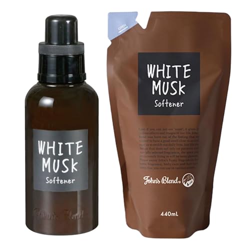 ホワイトムスク 柔軟剤 ジョンズブレンド ソフナー 本体 詰め替え セットのサムネイル