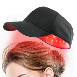 oiakus Lichttherapiehoed, lichttherapie, haargroeimuts, haaruitvalbehandelingen, 82 leds, 660 Nm en 850 Nm, therapie-apparaat voor haargroei, voor mannen en vrouwen