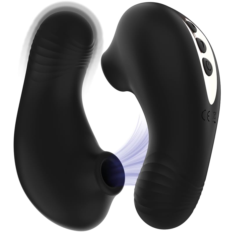 SHUSHU PRO STIMULATOR CLITORAL 2 POWERFULL MOTORS BLACK