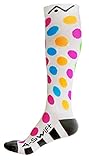 A-Swift Compression Socks for Women and Men by Polka Dot, Medium