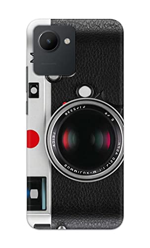 Image of Printed Hard Back Cover Case for Realme C30 | Realme C30s Back Cover (Vintage Camera) -702