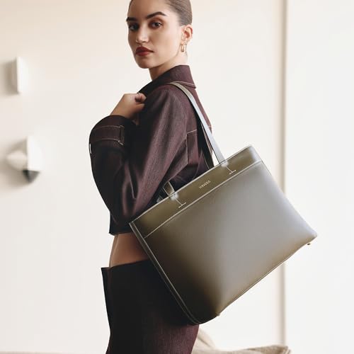 Image of Miraggio Meadow 15 Inch Laptop Tote Bag | Office Tote Bag For Women | Big Totes For Work & Travel With Functional Pockets