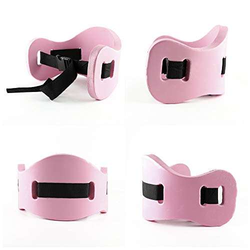 Ycyu Pool Back Floating Swim Belt Eva Foam Swimming Training Aid Waist Adult Kids Pool Float Kickboard (Pink) #TOP4