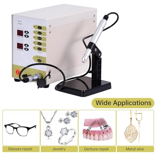 Jewelry Welder Kit - Pulse Arc Welder | Jewelry Repair Tool Handheld Welding Machine, Automatic Welder for Solid Gold & Aluminum