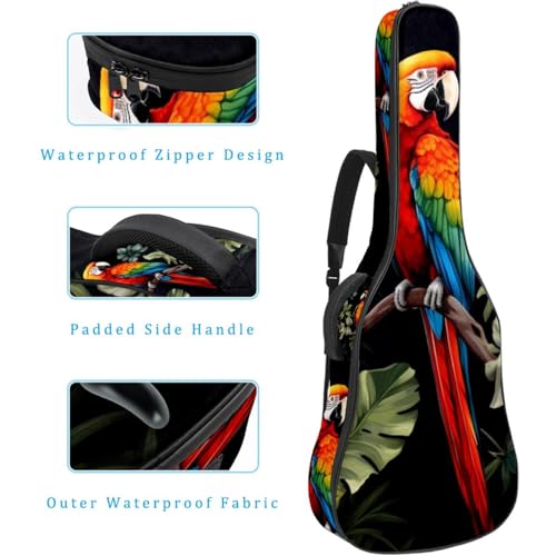JRHEJTFZ Housse pour guitare acoustique de 1,9 cm d’épaisseur, imperméable, durable et élégante, imprimé bohème, Multicolore 4., 42.9×16.9×4.7 in, Motif imprimé tendance - Les Beatles, Paul McCartney, John Lennon, RIngo Starr, George Harrison JRHEJTFZ Housse pour guitare acoustique de 1,9 cm d'épaisseur, imperméable, durable et élégante, imprimé bohème, Multicolore 4., 42.9x16.9x4.7 in, Motif imprimé tendance – Image 5