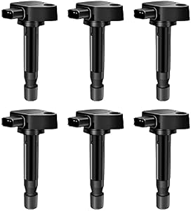 MAS Set of 6 Ignition Coils Pack Compatible with Honda Accord Odyssey DX Acura CL RL TL 3.0L 3.2L 3.5L V6 Replacement for C1221 UF242 GN10168 C-511 C1462 90919-02247