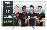 TCL 65C639 65 Zoll (164cm) QLED Fernseher, 4K UHD, Google TV, HDR Premium, 60Hz Motion Clarity (120Hz DLG),HDMI 2.1,Dolby Vision & Atmos,2.0 ONKYO Sound,Sprachsteuerung,Metallgehäuse,Alexa kompatibel
