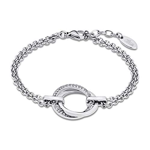 Lotus Pulsera para mujer LS1780-2/1 de acero inoxidable y plata, joyería de la marca D1JLS1780-2-1, 21.5 centimeters, Acero inoxidable