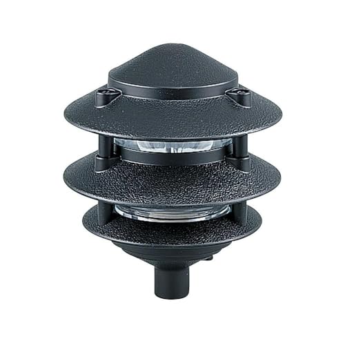 Generation Lighting 9226-12 Single-Light Outdoor Path Fixture with Clear Glass,