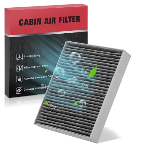 BDFHYK Cabin Air Filter with Activated Carbon Compatible with Chevry Spark, Trax, Sonic, Cruze, Spark EV, Cruze, Malibu, Malibu, Orlando, Compatible with Buick Encore, LaCrosse, Cascada, Regal,Verano