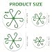 Opasyo 16PCS Plant Stem Support for Indoor Plants, Climbing Houseplant Stem Supports, 4 Sizes Reusable Clips for Monstera, Orchid & Pothos, Climbing Stem Holders (Green)