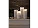 Produktbild 4er Set LED Echtwachskerzen mit 3D Flamme & 4/8h Timer, Ø 7,5cm, Höhe 13,5/15,5/17,5/21,5cm, Batteriebetrieb: jeweils 2x C 1,5W (exkl.)