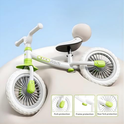 Image of Balance Bike for Safe, Durable, and Perfect for Learning Balance, No Pedal First Bicycle with Adjustable Seat and Handlebars , Ideal Training Bike for boys and girls 18 Month to 5 years (KB-191 Green)