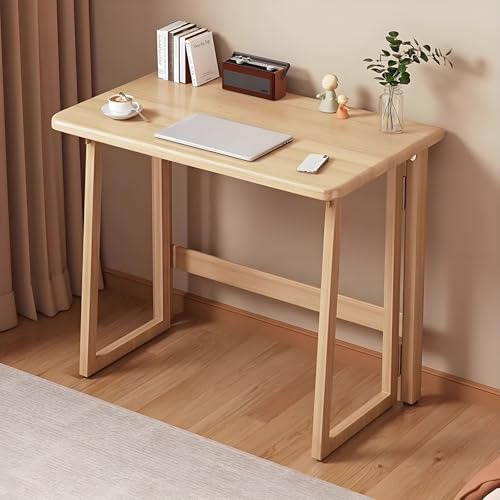 折りたたみテーブル 折り畳みテーブル パソコンデスク 折りたたみ コンパクト 幅100CM 多機能 勉強机 学習机 収納 無垢材 シンプル 化粧台 在宅勤務 仕事用 角が丸い 完成品
