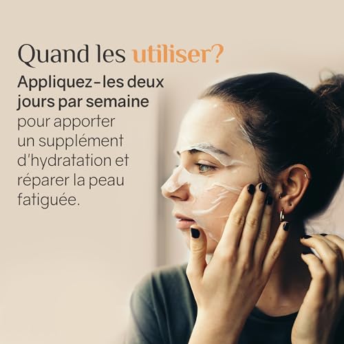 Ardaraz 5 Masques Visage Anti-Rides Raffermissants Peau Mature – vue 5