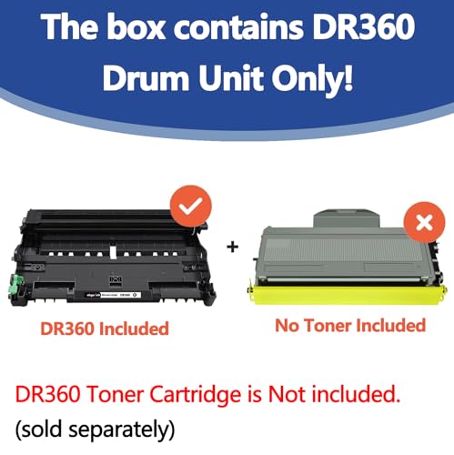 Unidade de tambor compatível com OKGO DR360 (não toner) substituição para Brother DR 360 use com DCP