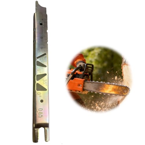 Kompatibel mit 1110 893 4000 Feillehre-B, Kettentiefenmesser Geeignet für Kettenteilungen von 1/4 3/8 0,325 3/8 Zoll Kettensäge, Ersatzteil für präzise Wartung und Langlebigkeit Ihrer Geräte