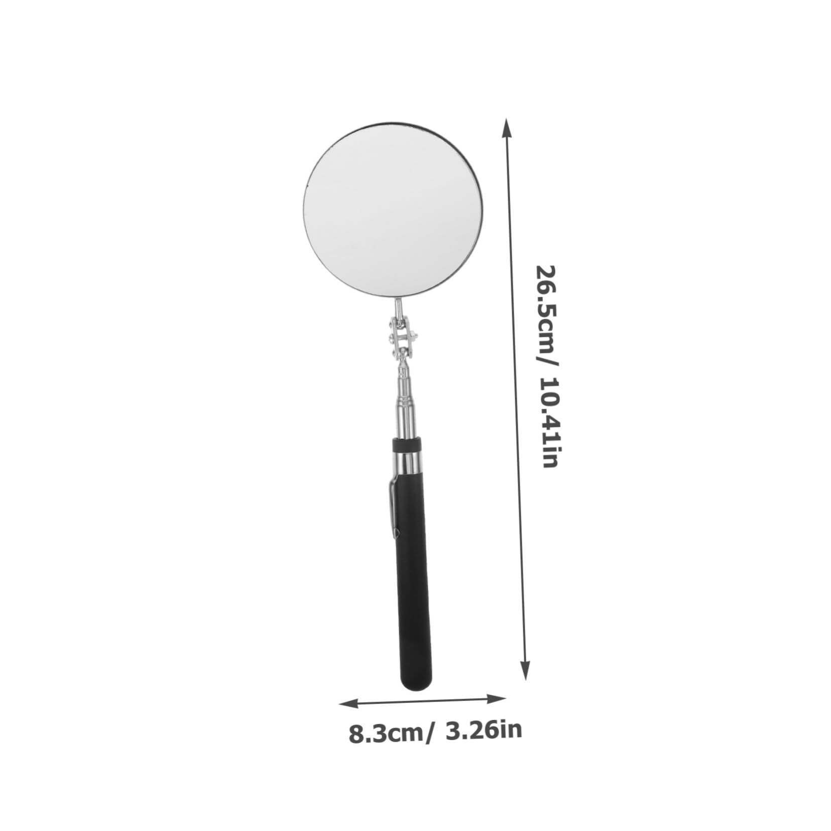 SOLUSTRE Telescoping Auto Inspection Mirror Inspection Mirror Stick Extendable Flexible for Vehicle Maintenance