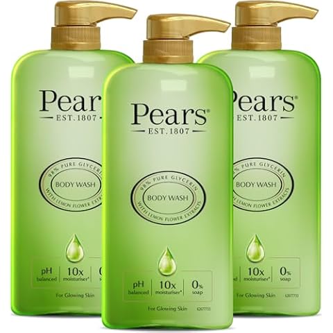 Pears Pure & Gentle Body Wash with Lemon Flower Cover
