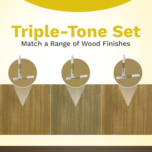 Trade Secret Light Wood Touch Up Markers, 3-Shade Blendable Stain Pen Set for Natural and Grey Tan Tones, Covers Nicks and Scratches on Furniture by Trade Secret - Image 7