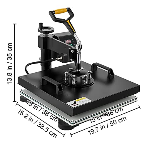 Hot Press 2IN1 máquina de sublimación 15x15/10x12in miniatura 2