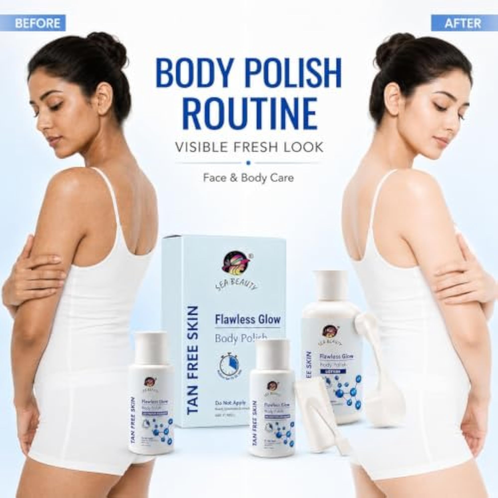 Flawless Glow Body Polish for Tan-Free Skin