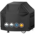BBQ Grill Cover 52 Inch 600D BBQ Cover for Outdoor Barbecue Covers, Compatible with Genesis, Weber Models UV & Fade Resistant, All-Weather
