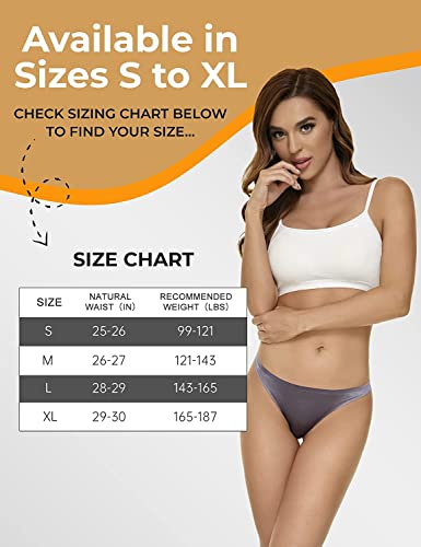 Conjunto de tangas sem costura para mulheres Cuecas femininas de seda Tangas invisíveis para mulhere